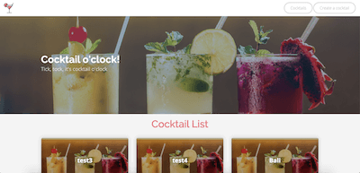 Cocktail app
